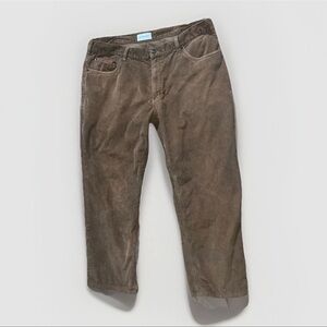 Vintage St. John's Bay Pants, Men's Size 38/29, Brown, Corduroy 90s Y2K Ribbed